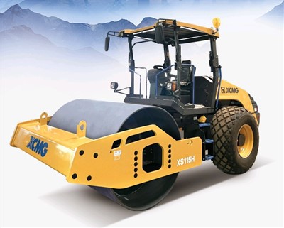 Rolo Vibratório de Cilindro Único Hidráulico Completo